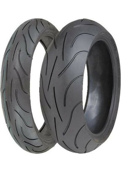 Set 120/70ZR17 ve 190/50ZR17 Pilot Power 2ct Ön Arka Takım