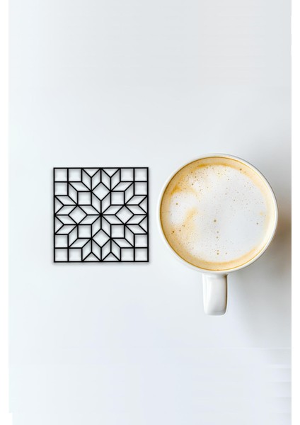 Bardak Altlığı, 3D Baskı, Dayanıklı ve Şık Tasarım, 4 Adet