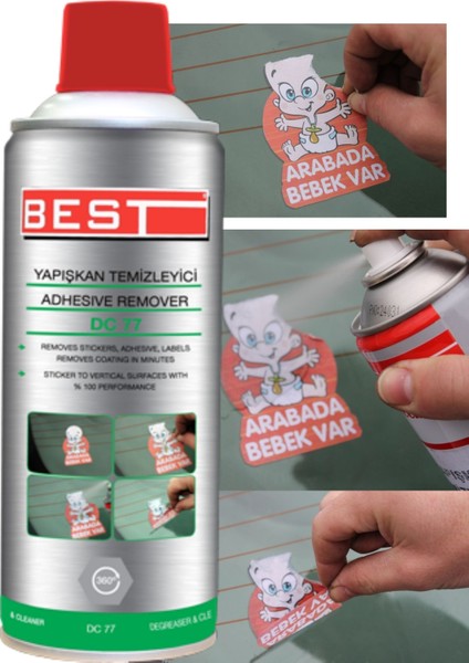 Yapışkan Etiket Temizleyici Etiket Sticker Sökücü- 400 ml ( 5 Sene Son Kullanım Tarihi )