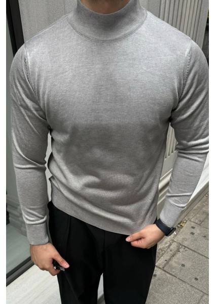 Erkek Standart Fit Normal Kesim Yarım Balıkçı Yaka Triko Kazak fırsatları