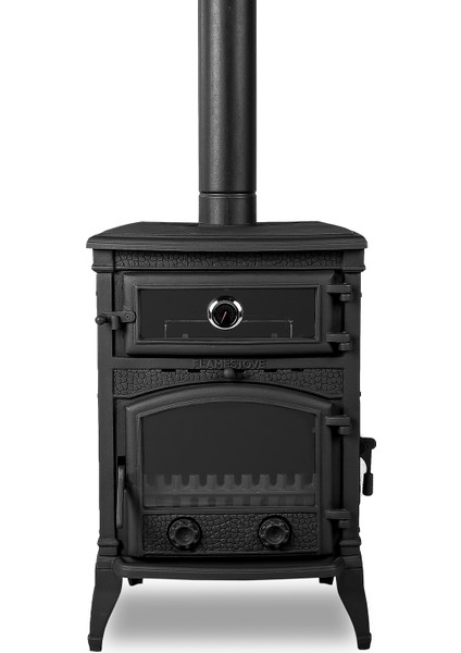 Flamestove FS-13YK Sirius Mega Tek Camlı Kuzineli Yan Kapaklı