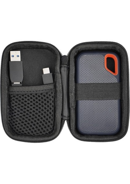 Sandisk Extreme Taşınabilir SSD E60 500 GB Saklama Çantası Taşınabilir Organizatör Kılıfı Çanta-Siyah (Yurt Dışından) modelleri