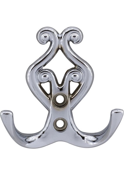 (5 Adet) Sırma Krom Metal Portmanto Vestiyer Duvar Dolap Elbise Askısı Kapı Askılığı Askılık