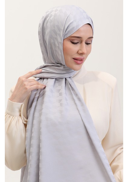 Koza Jakar Şal 90187-20 Gümüş Gri