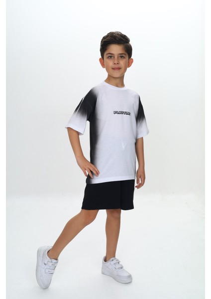 Erkek Çocuk Garni Detaylı Playtıme Baskılı Şortlu Takım fiyatları