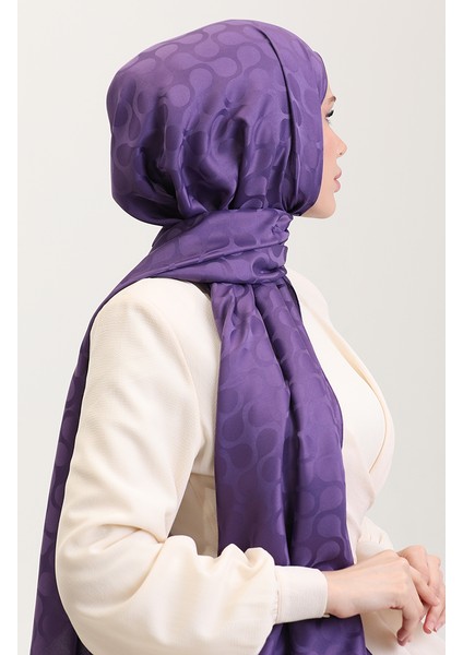 Bloom Desen Jakar Şal 90183-04 Mor modelleri