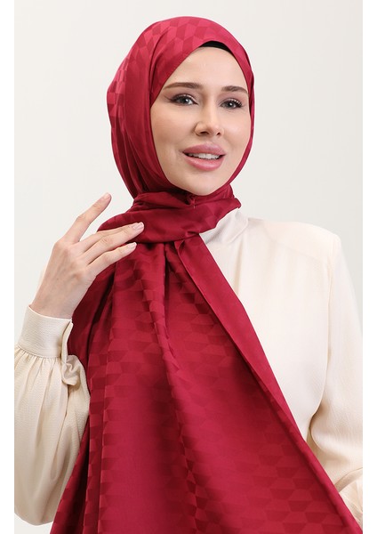 Koza Jakar Şal 90187-18 Bordo