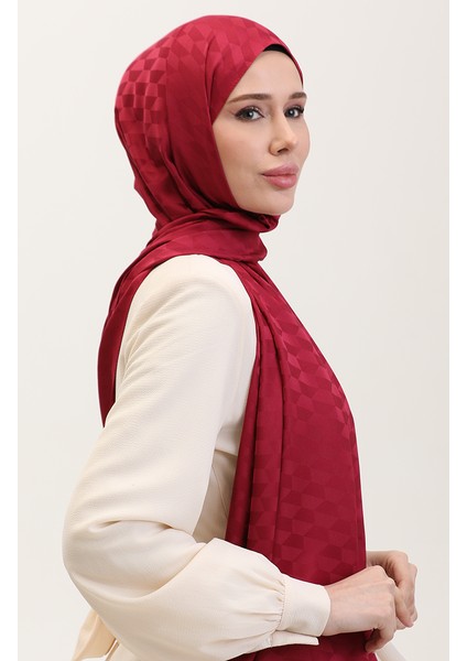 Koza Jakar Şal 90187-18 Bordo