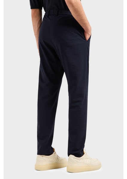 Streç Regular Fit Yüksek Bel Düz Paça Çımalı Dokuma Pantolon Erkek Pantolon EM000440 TE13603 UB109