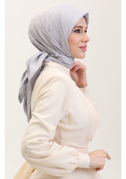 Jakarlı Eşarp 90186-06 Gümüş Gri fiyatları