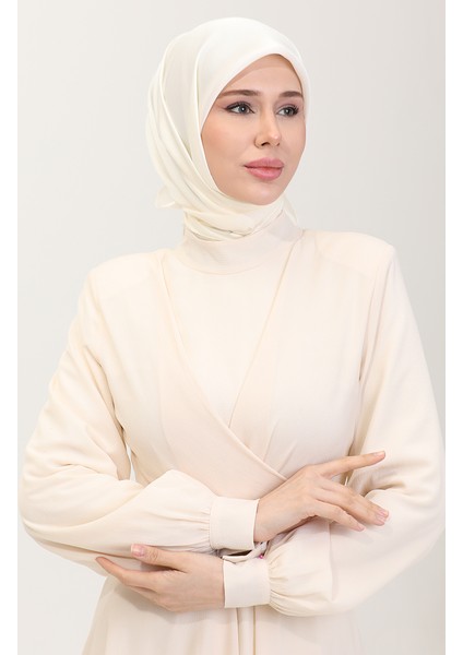 Kristal Eşarp 81079-22 Krem