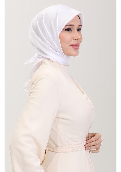 Kristal Eşarp 81079-11 Tam Beyaz fiyatları