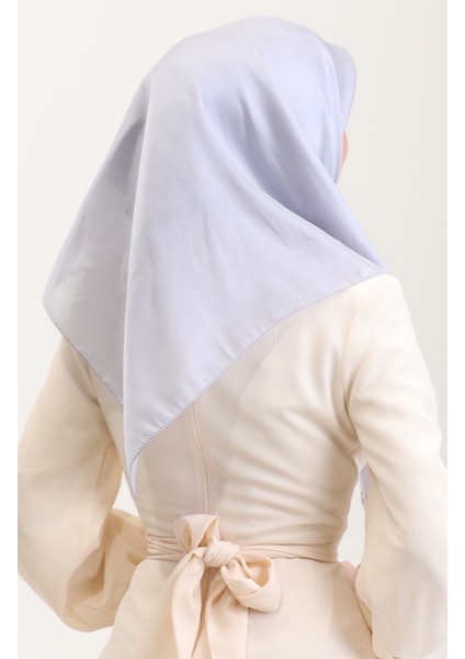 Kristal Eşarp 81079-02 Gümüş Gri