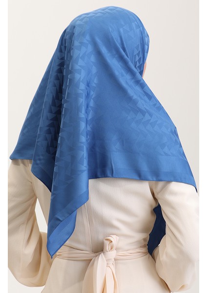 Jakarlı Eşarp 90186-13 Indigo