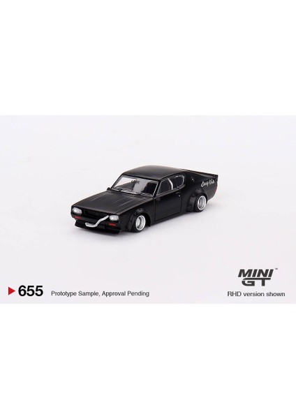 1/64 Nissan Skyline Kenmeri Liberty Walk Matt Black