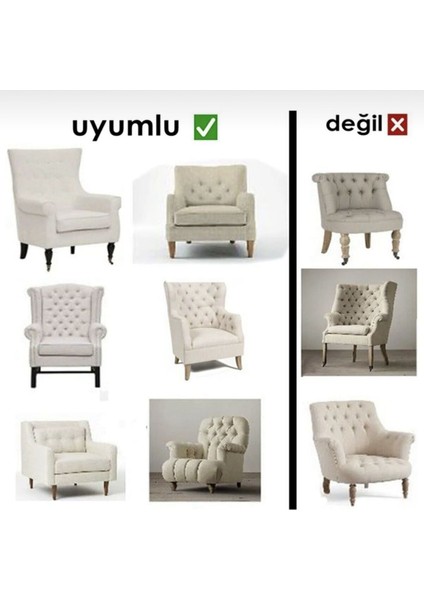 Tekli Koltuk Kılıfı,berjer Örtüsü, 1 Adet, Tüylenme Yapmaz,likrali,lastikli modelleri