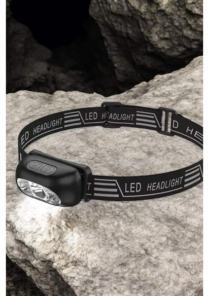 Kamp Lambası Led Işık Kafa Lambası Balıkçı Lambası Ayarlanabilir