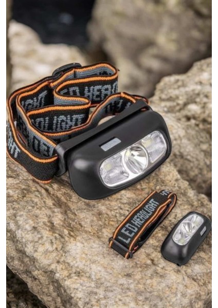 Kamp Lambası Led Işık Kafa Lambası Balıkçı Lambası Ayarlanabilir