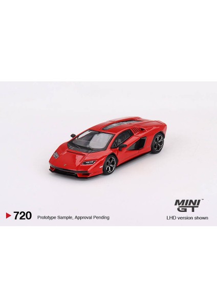Mını Gt: 1/64 Lamborghini Countach Lpı 800-4 Rosso Mars