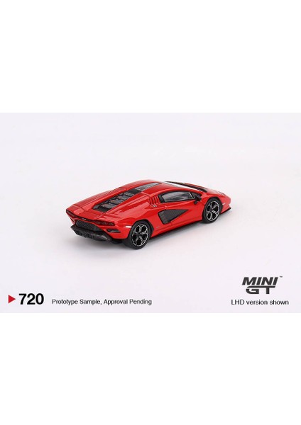 Mını Gt: 1/64 Lamborghini Countach Lpı 800-4 Rosso Mars