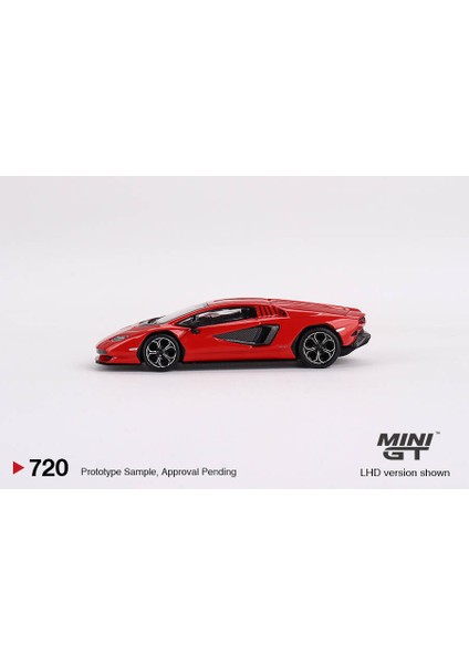 Mını Gt: 1/64 Lamborghini Countach Lpı 800-4 Rosso Mars