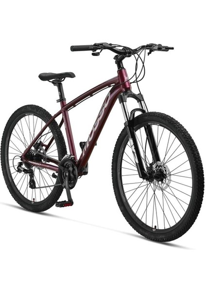 Racelıne-27-H-Erkek Dağ Bisikleti 410H Hd 27,5 Jant 24 Vites Bordo Silver fiyatları