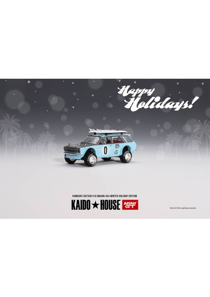 1/64 Datsun Kaıdo 510 Wagon 4x4 Winter Holiday Edition