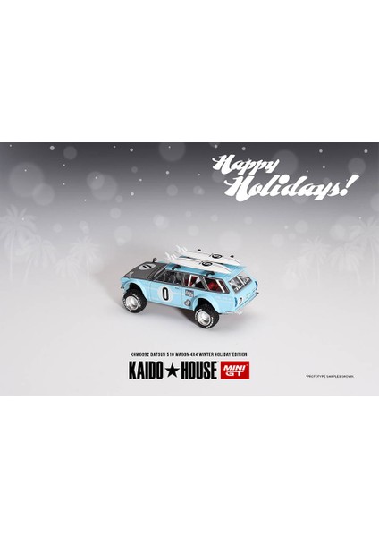 1/64 Datsun Kaıdo 510 Wagon 4x4 Winter Holiday Edition modelleri