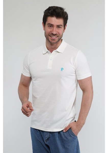 Maldive - Ekru Polo T-Shirt