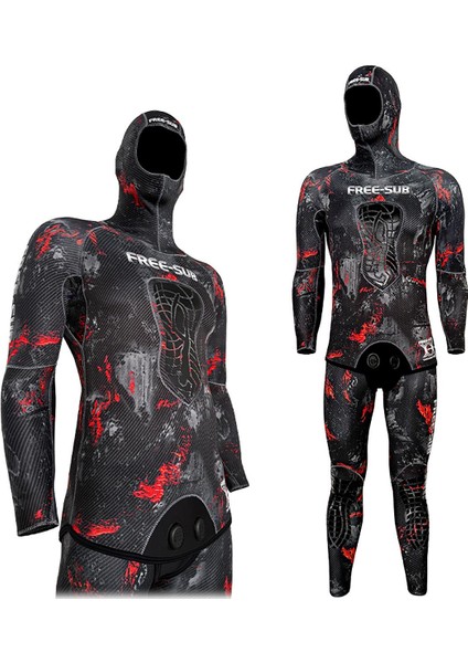 Free- Sub 5mm Troya YAMAMOTO39 Avcı Dalış Elbisesi