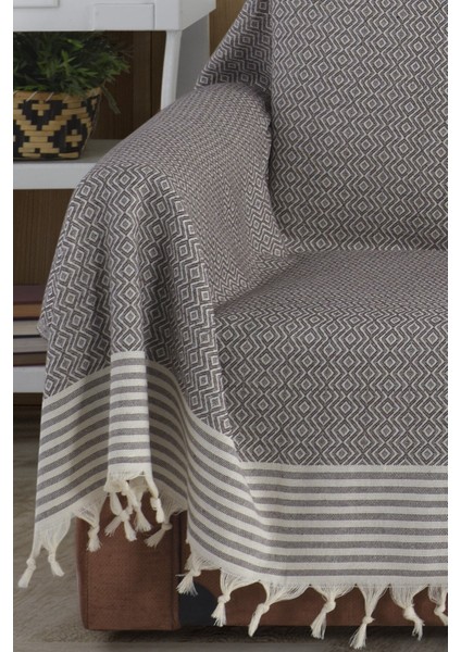 Sütlü Kahve Kollarını Örten 2 Adet Battal Boy 180 x 300 cm Koltuk Kanepe Divan Çekyat Örtüsü modelleri