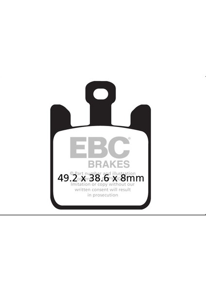 Kawasaki VN1600 2005 - 2008 Sinterli Ön Fren Balatası Ebc