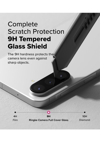 Samsung Galaxy A36 / A56 Uyumlu Kamera Koruma Lens Koruyucu Temperli Cam Uygulama Aparatlı Renkli modelleri