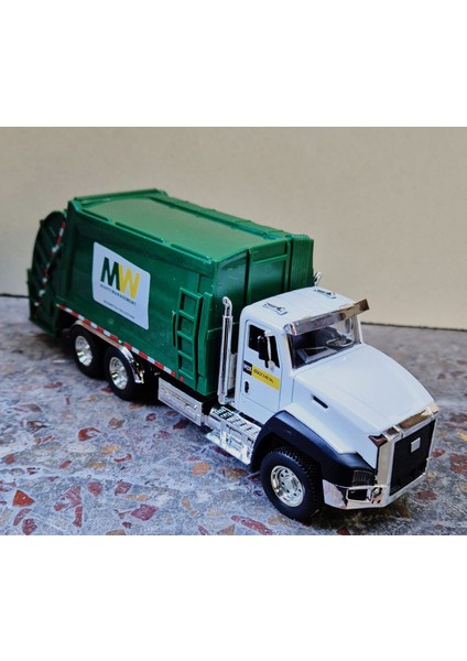 Metal Oyuncak Kamyon 3 Lü Çöp Kamyon Tanker Kargo Arabası Işıklı Sesli 19 cm fırsatları