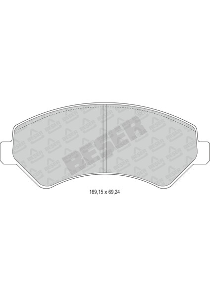 Ön Balata Fişsiz Fiat Ducato 3.0mtj 160HP/P.BOXER/C.JUMPER 06 >karsan Jest 13>