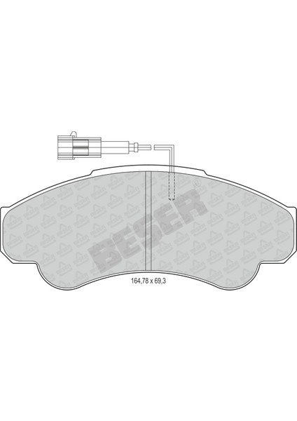 Ön Balata Fişli Fiat Ducato Maxi/peugeot Boxer/citroen Jumper 02-06 (16 Jant)
