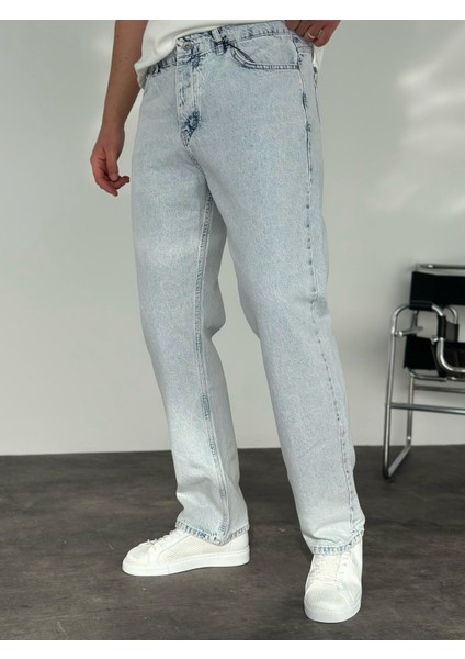 LFR-637-1 Baggy Kar Yıkama Jean Kar Yıkama
