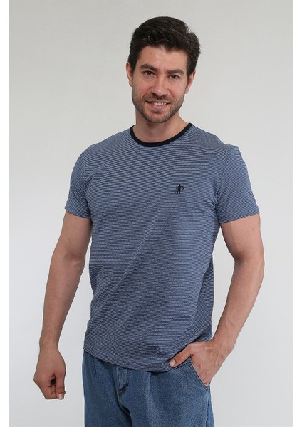 Navy Stripes - Mavi Cizgili T-Shirt