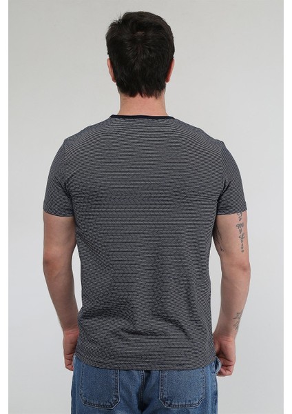 Indigo Stripes - Lacivert Cizgili T-Shirt modelleri