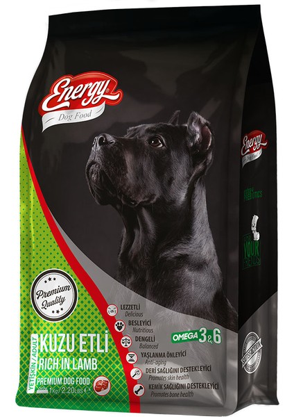 Kuzu Etli Yetişkin Köpek Maması 1 kg