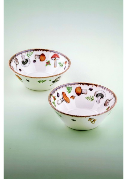 Retro Mushrooms Porselen Ikili Kase fiyatları