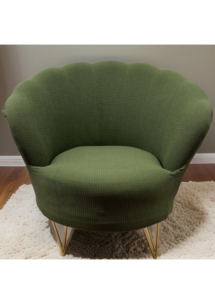 Papatya Tekli Koltuk Örtüsü Berjer Koltuk Kılıfı Ev Tekstili