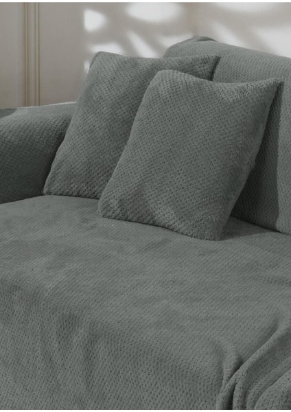 Wellsoft Koltuk Örtüsü Kolları Kaplayan Yeşil 180X300 2 Adet 45X45 Kırlent Kılıfı modelleri