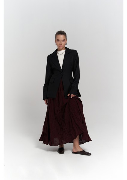Lecco Dar Kesim Siyah Blazer modelleri