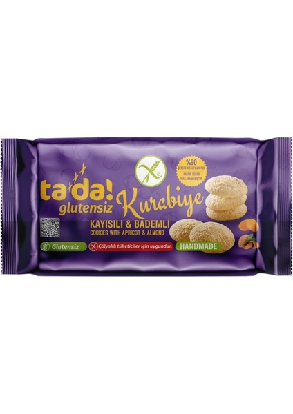 Glutensiz Kayısılı Bademli Kurabiye 75 gr