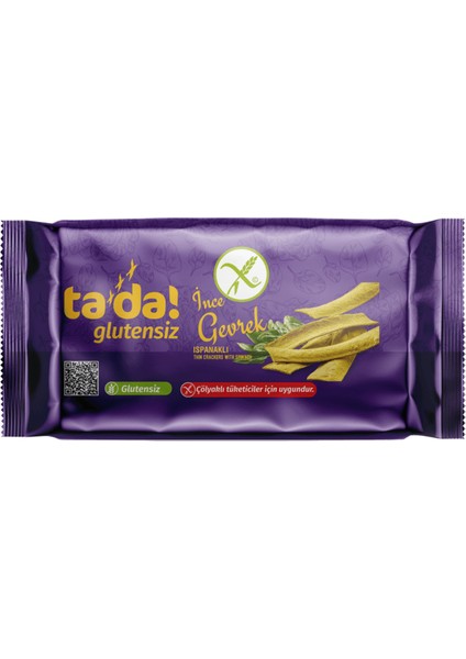 Glutensiz Ispanaklı İnce Gevrek 85 gr