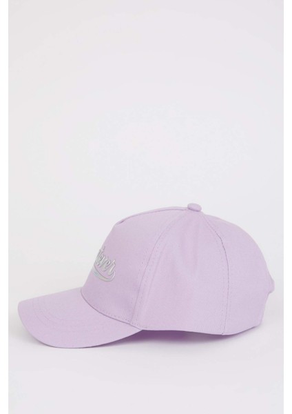 Kız Çocuk Baskılı Pamuklu Cap Şapka D8428A825SM