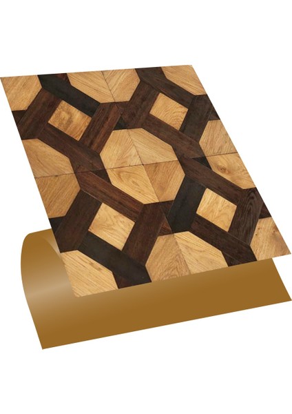 Kendinden Yapışkanlı Ahşap 008 Desenli Pvc Karo 30X30 cm (33 Adet) 3 M2