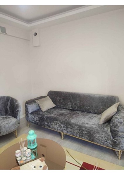 Yumuşacık Yıkanabilir Tüy Leke Tutmayan Lastikli Kadife Koltuk Örtüsü Koltuk Kılıfı Takımı 4lü"set modelleri