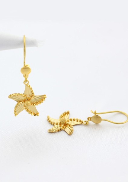 Çiçek Sallantılı Altın Küpe / 22 Ayar fiyatları